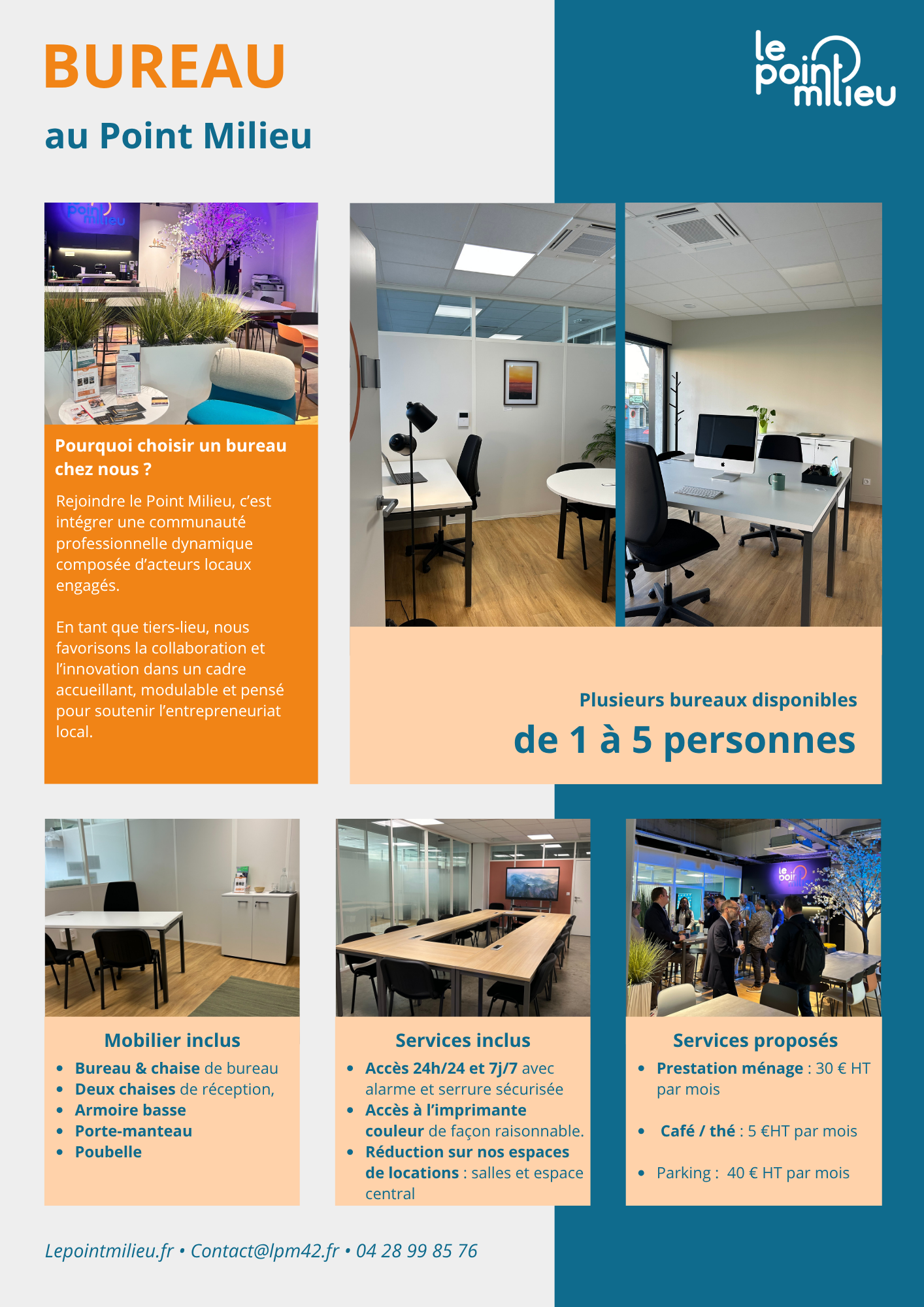 Nos bureaux privatifs